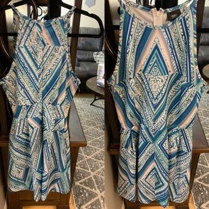 Mossimo fit and flair dress (M).